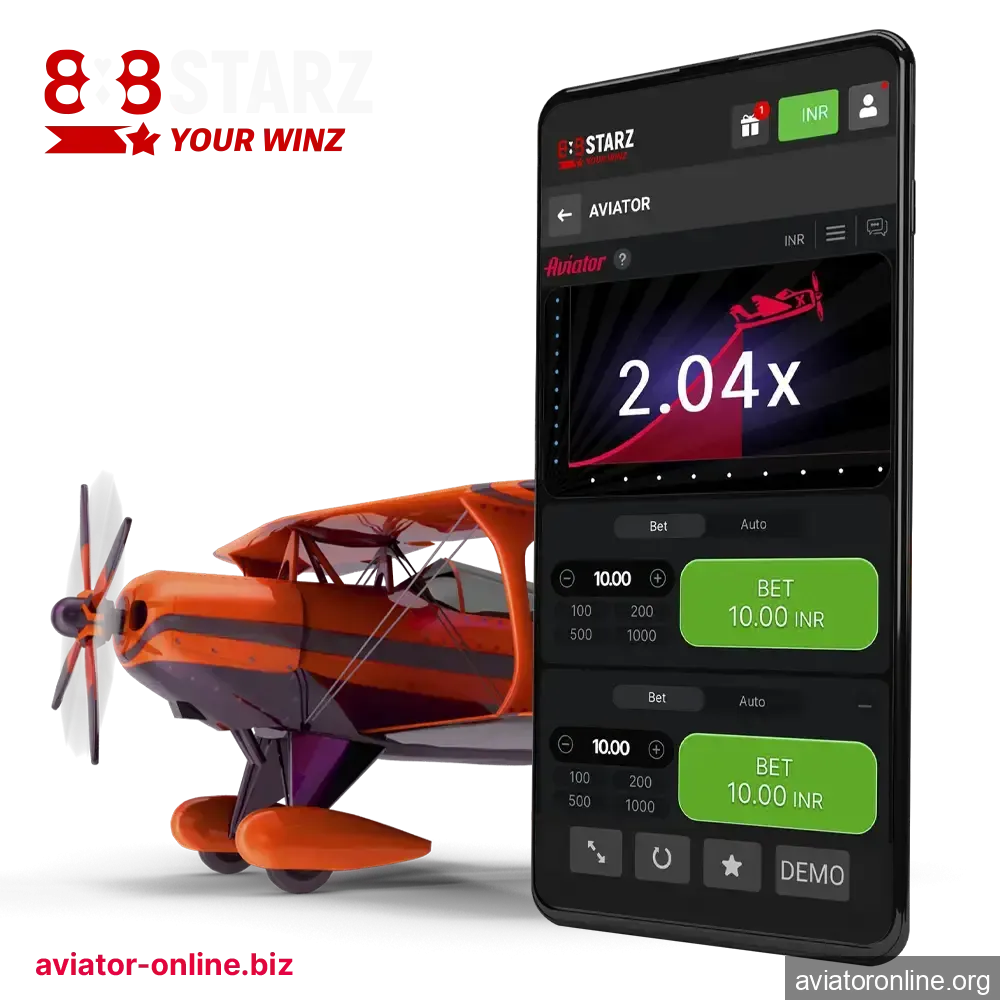 Use the innovative 888starz app for your favourite Aviator game.
