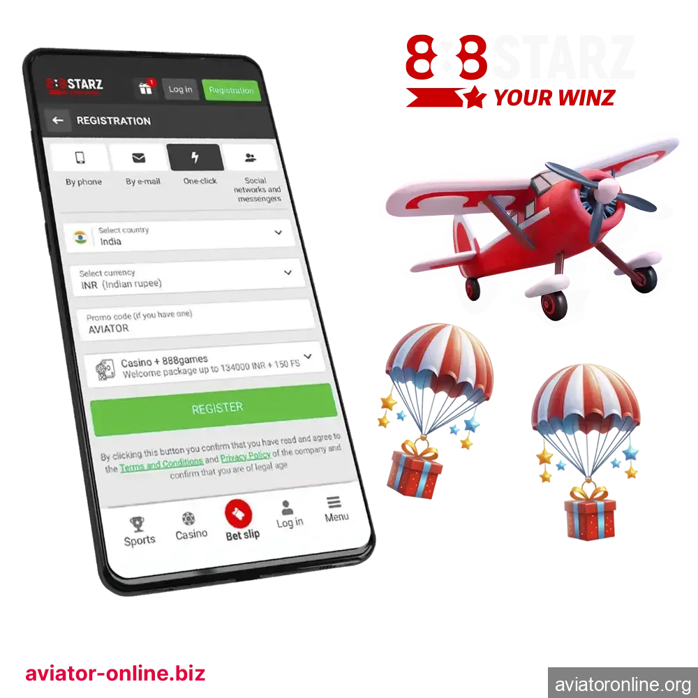 By entering a promo code from 888starz casino during registration you instantly increase your earnings and chances of winning the Aviator game.