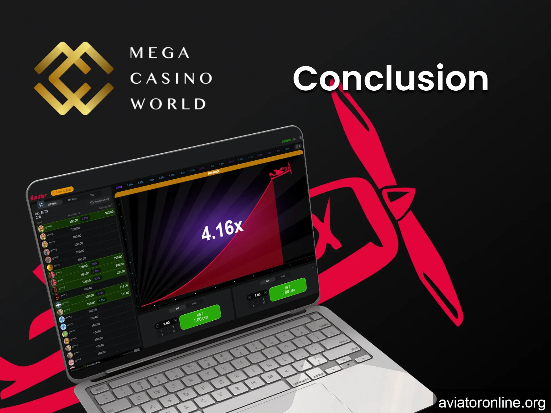 MCW Casino is ideal for playing Aviator.