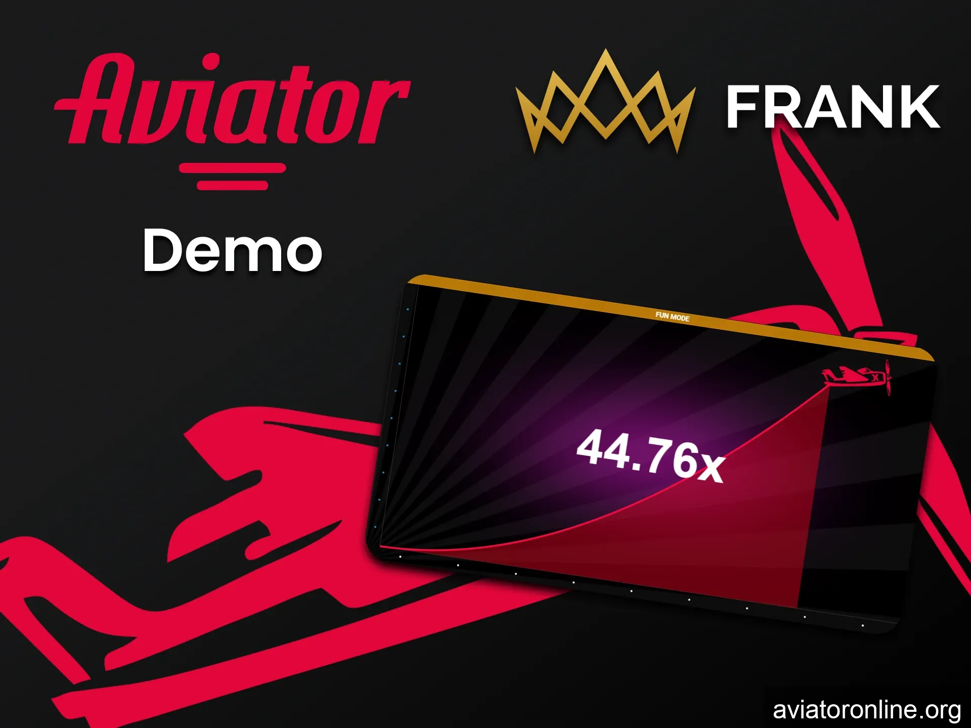 Practice the Aviator demo at Frank Casino.