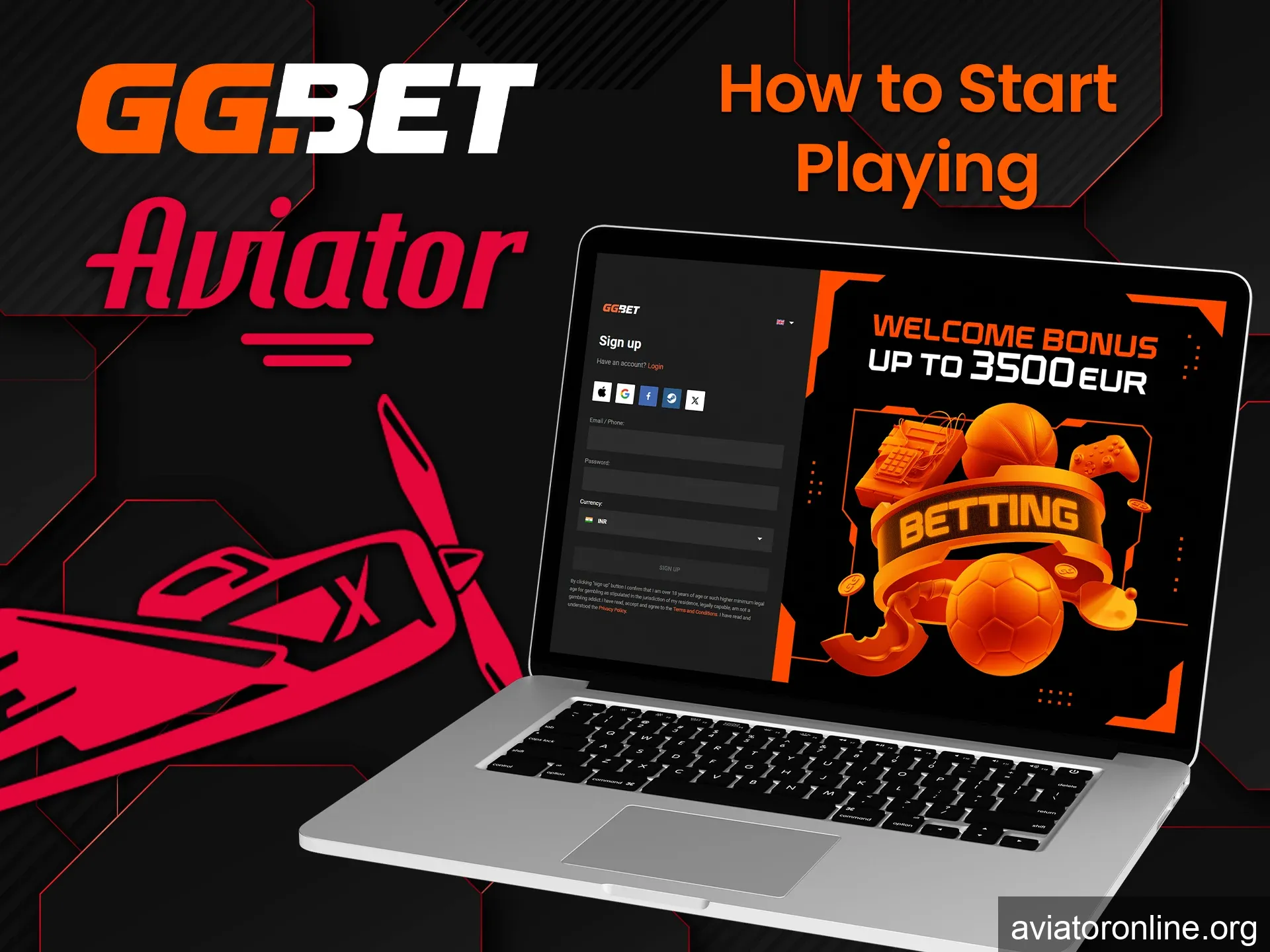 Follow the step-by-step instructions to start playing GGBet Aviator.