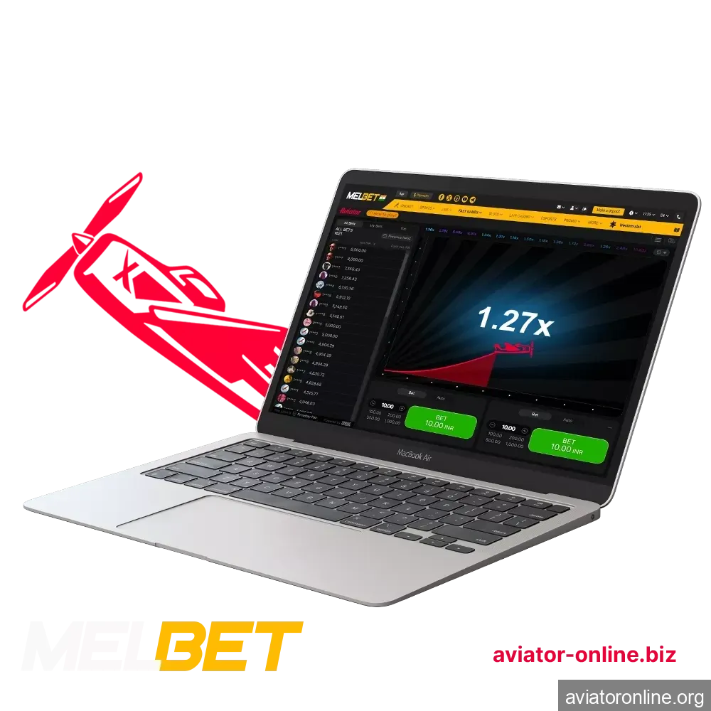 Start your Aviator journey with Melbet.
