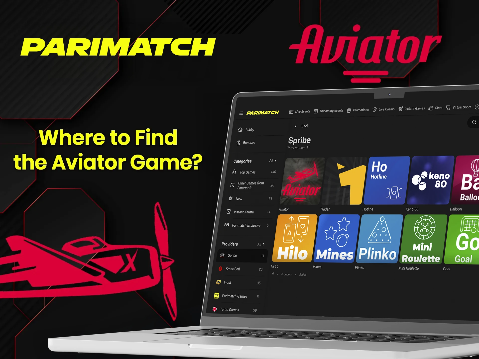Learn how to find an Aviator game quickly and easily on the Parimatch website.