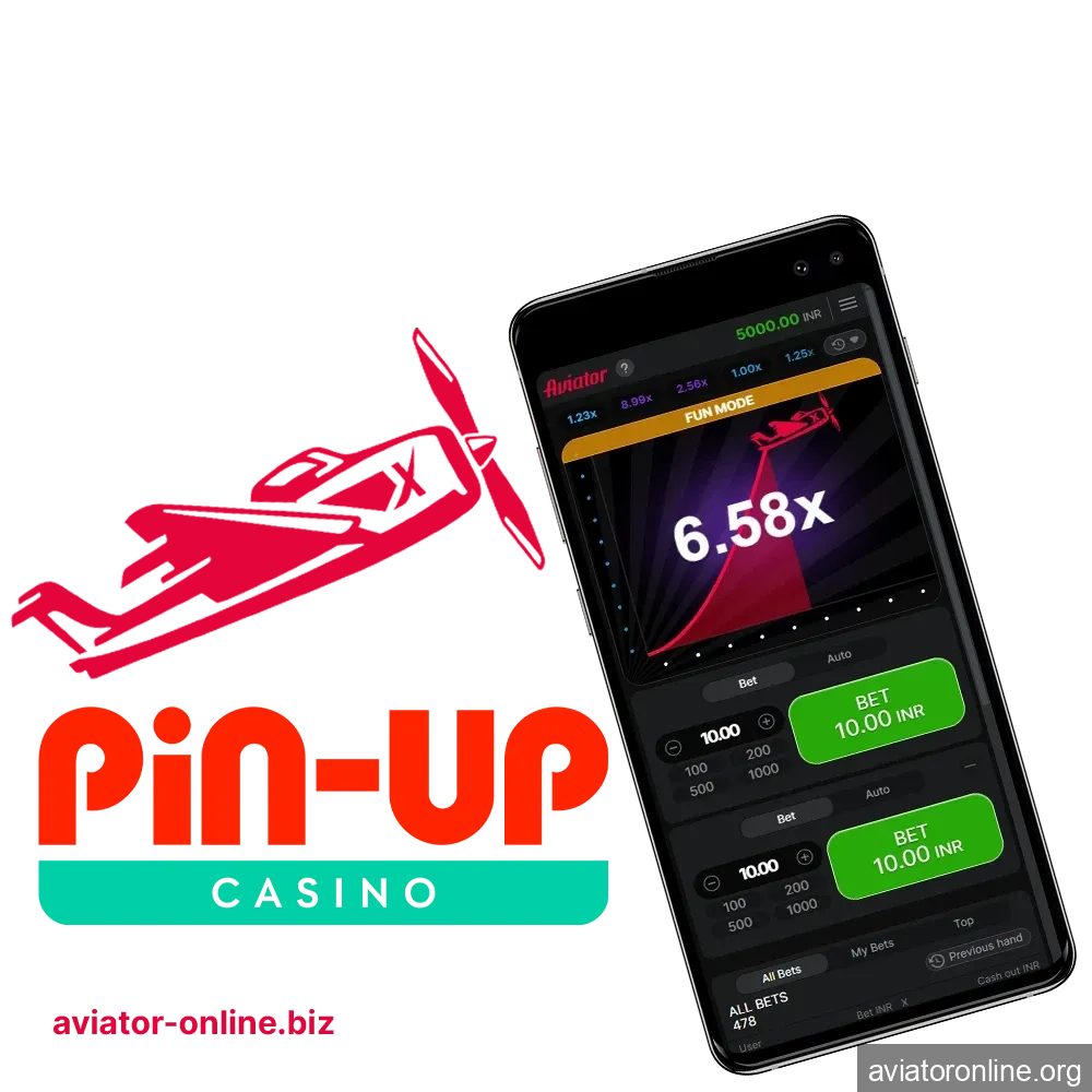 The Pin Up app gives you access to Aviator on your mobile device.