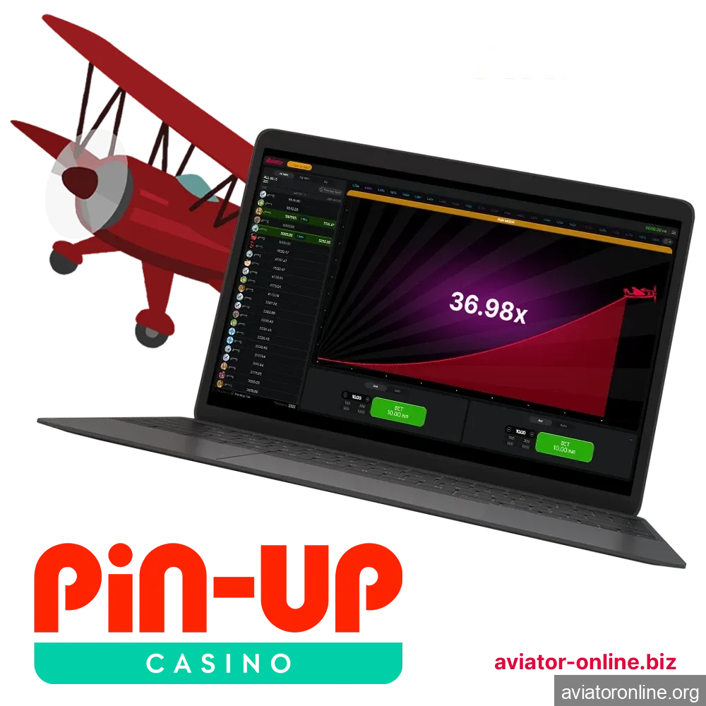 Explore the popular Aviator game at Pin Up casino.
