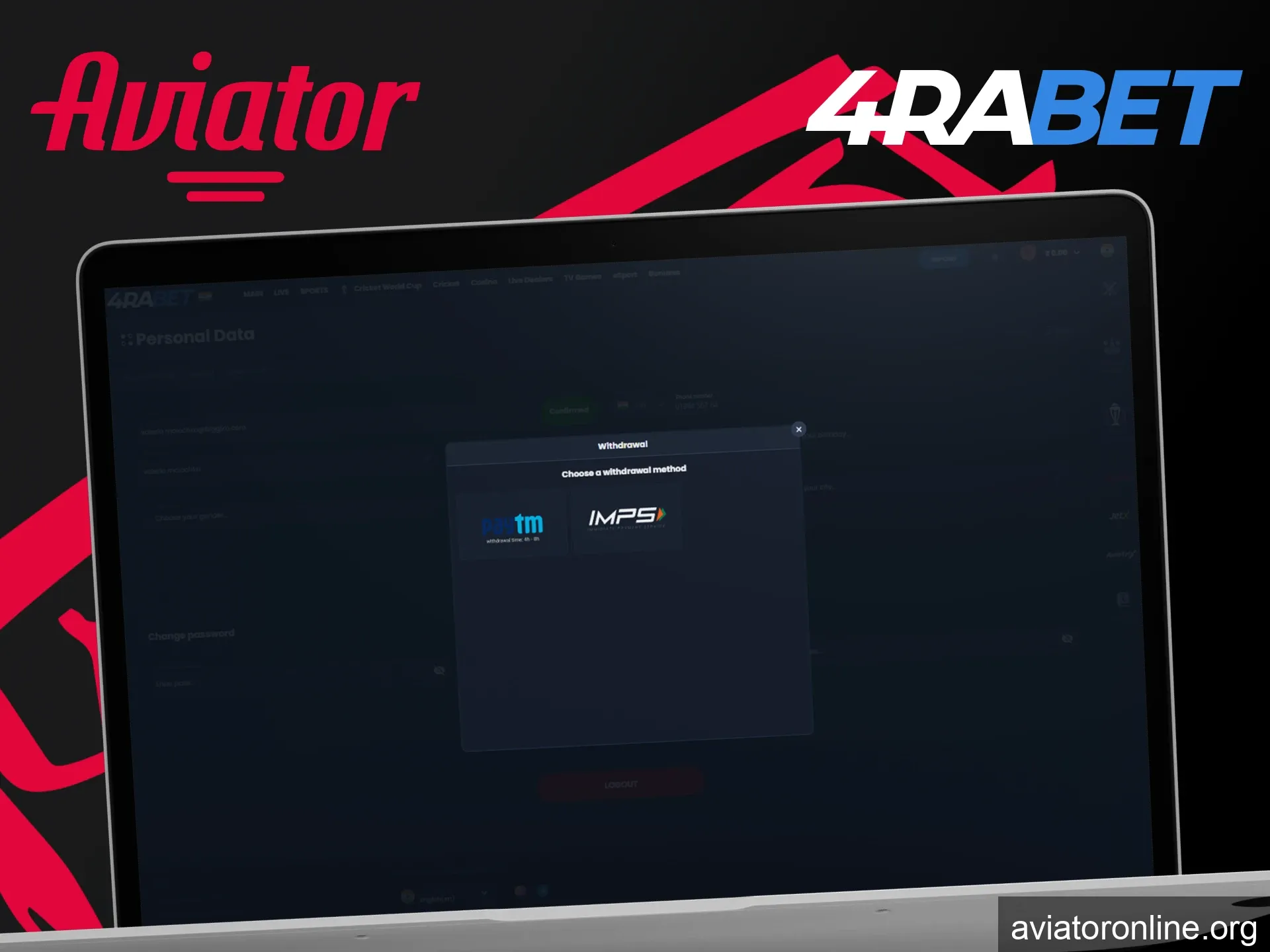 Play the Aviator game and withdraw your money with 4rabet.